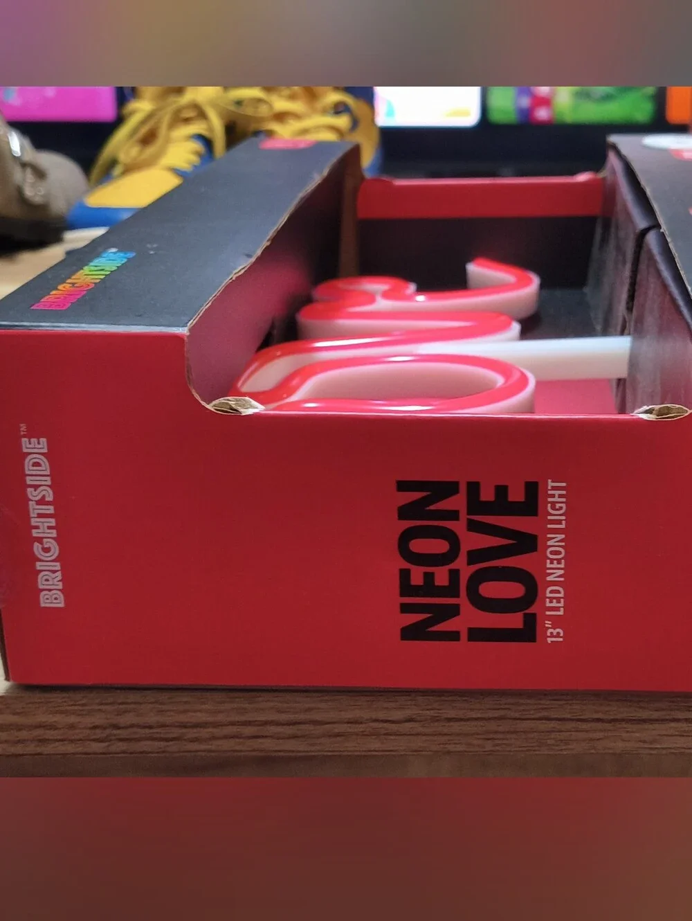 Neon Love LED Sign - Pink LED Accent Light